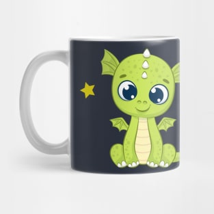 blue eyes dragon Mug